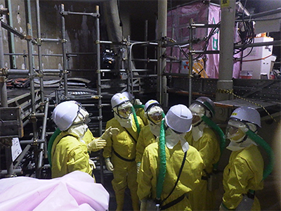廃止措置の現場確認