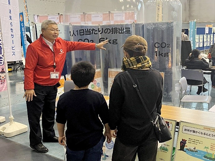 「つ・環境フェスタ2024」出展の様子2