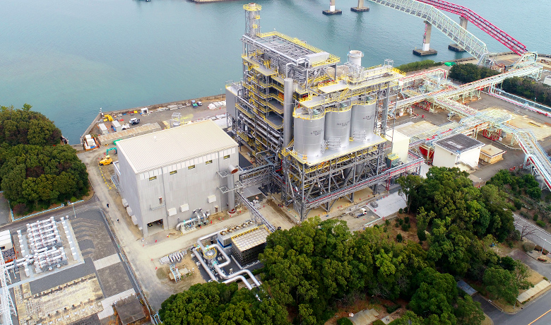 四日市バイオマス発電所の写真