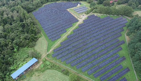 本発電所の全景