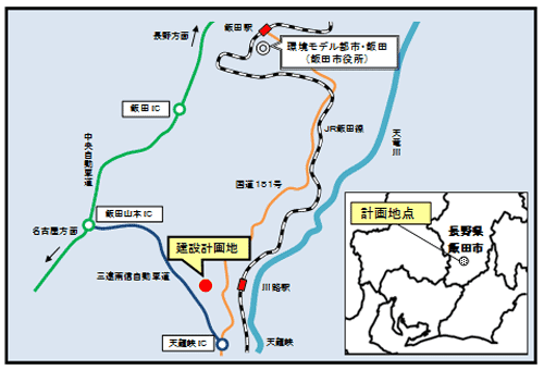 計画地の概略位置図 計画地の概略位置図