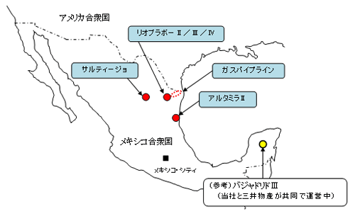 各発電所の位置の図 各発電所の位置の図