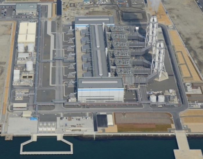 西名古屋火力発電所(撮影:2018年2月19日)の画像 西名古屋火力発電所(撮影:2018年2月19日)の画像