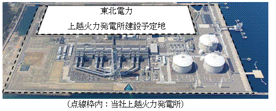 【参考】当社上越火力発電所の写真 【参考】当社上越火力発電所の写真