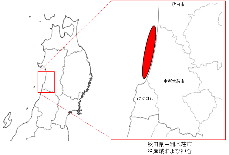 実施想定区域の図 実施想定区域の図