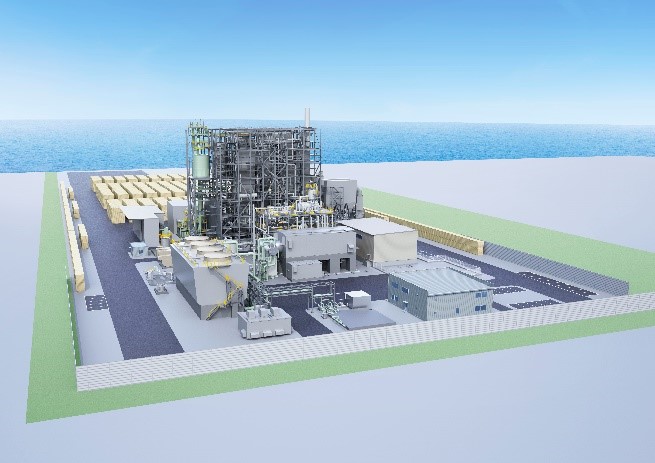 発電所完成後のイメージ図 発電所完成後のイメージ図