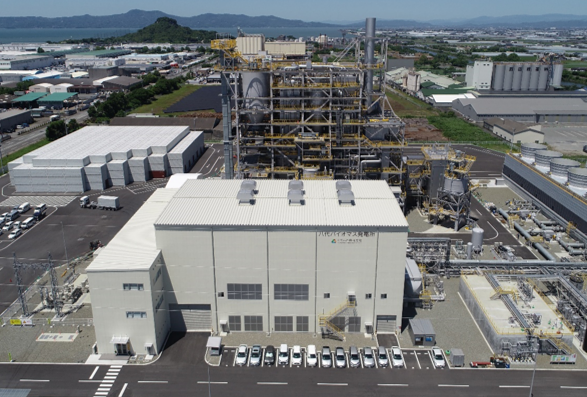 八代バイオマス発電所の全景写真 八代バイオマス発電所の全景写真