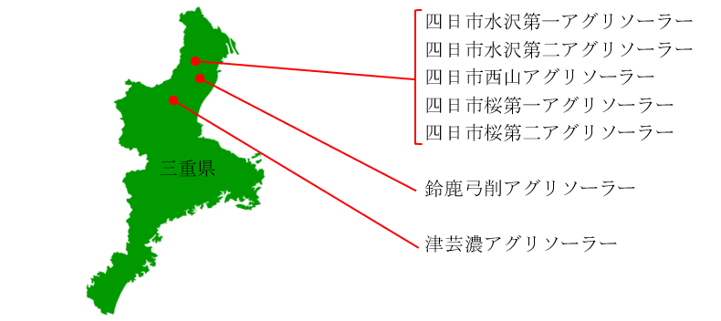発電所の位置図 発電所の位置図
