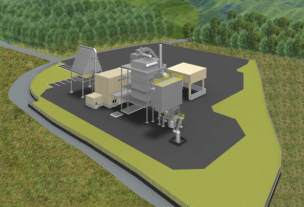 裾野バイオマス発電所完成後のイメージ図 裾野バイオマス発電所完成後のイメージ図