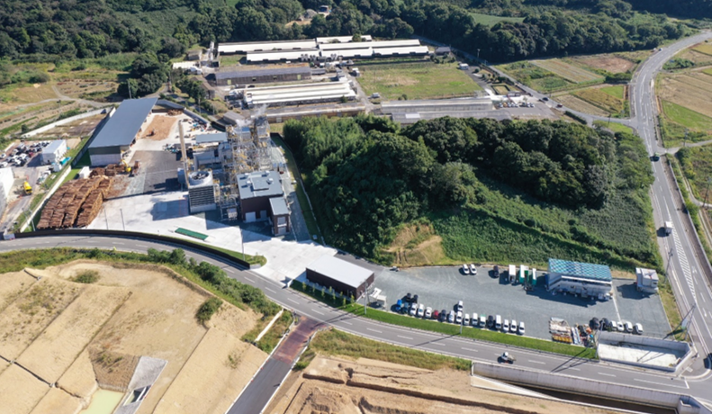 本発電所の全景写真 本発電所の全景写真