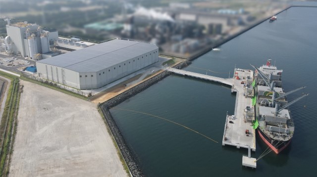 田原バイオマス発電所の全景写真 田原バイオマス発電所の全景写真