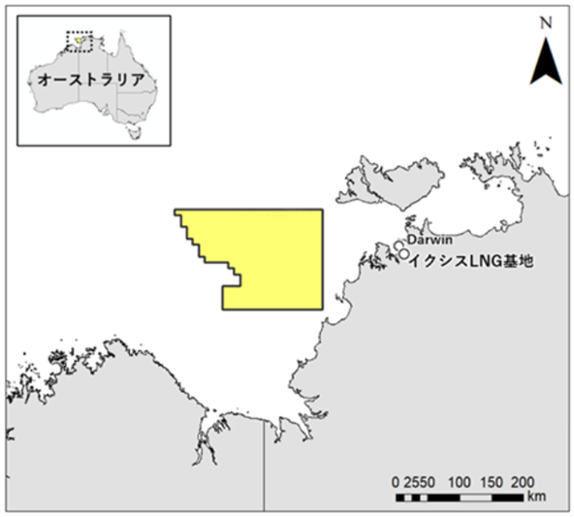 ボナパルト堆積盆地の位置